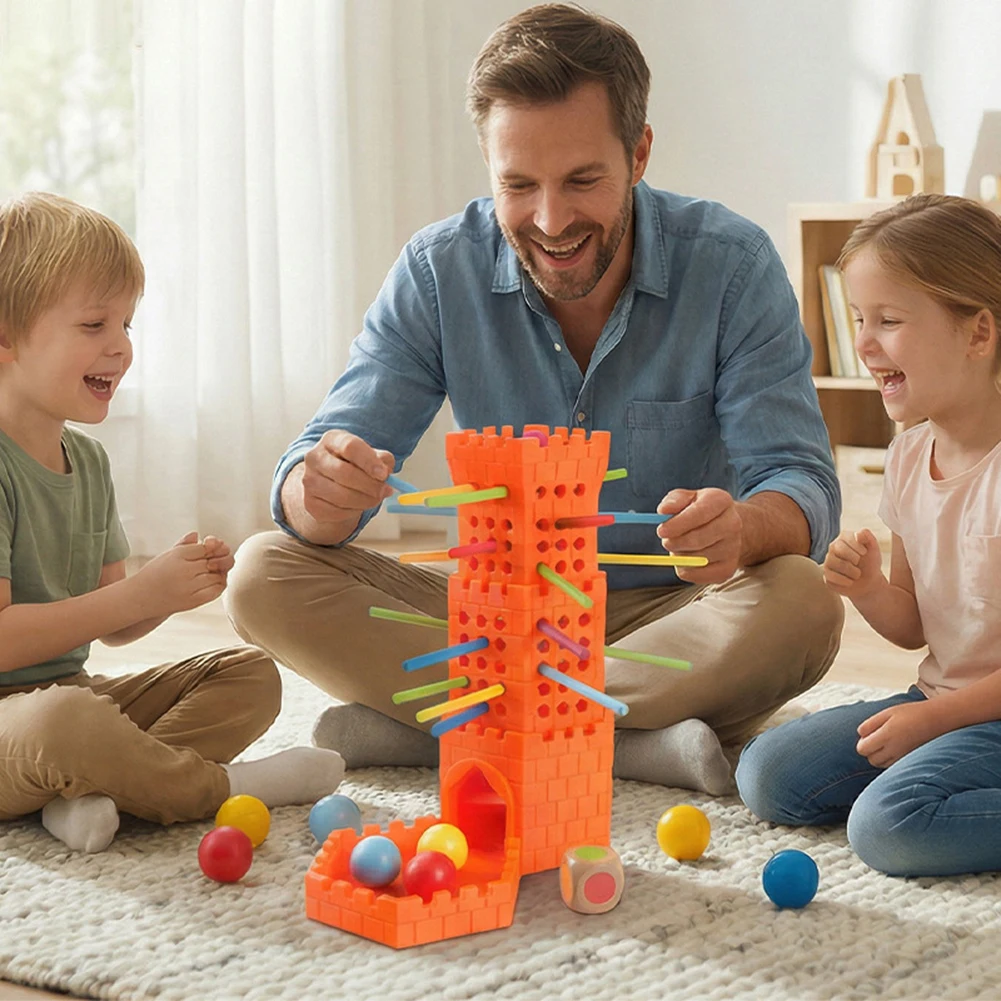 Montessori Ball Drops Board Game Counting Basic-Math Color Recognition Math Educational Fine Motor Coordination Skills Toy