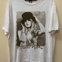 Stevie Nicks 90s Tshirt Fleetwood Mac Band For Men Women Tshirt   Casual and comfortable summer cotton tops