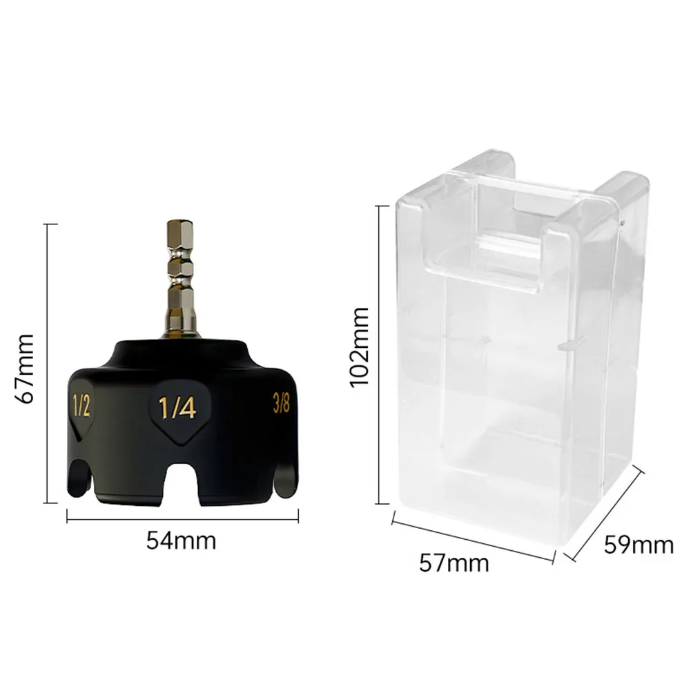 

Насадка для сверла с быстрым креплением гайки, совместимая с резьбовыми стержнями 1/4 3/8 и 1/2 с стальным сердечником подшипника