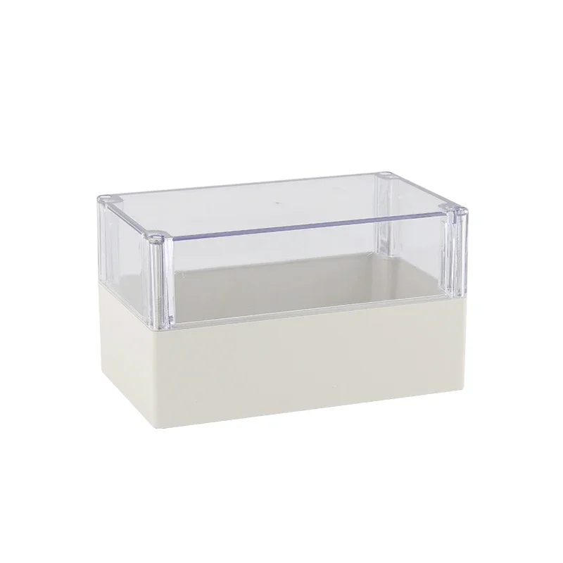 Outside Transparent Cover Plastic Waterproof Box ABS Monitoring Outdoor Junction Box Rainproof Sealed Switch Case  Project Box image 3