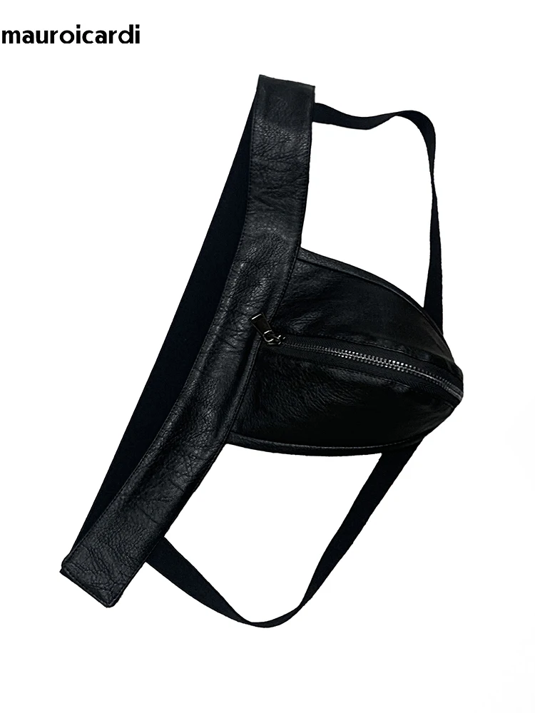 Primavera Verano negro Pu pantalones cortos de cuero para hombres cintura elástica diseñador de lujo Emo estilo Punk ropa interior para hombres Tanga Sexy