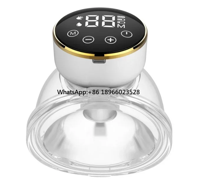 wireless portable portable 180ml usb charging baby feeding milk bottle silicone manual hands free digital electric breast pump