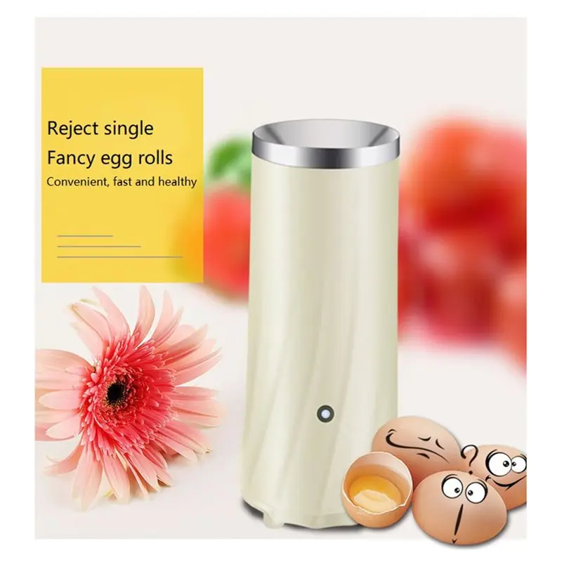 AB43-Fully Automatic Mini Egg Roll Sausage Machine Household Omelette Egg Cooker Breakfast Machine Egg Roll Machine EU Plug B