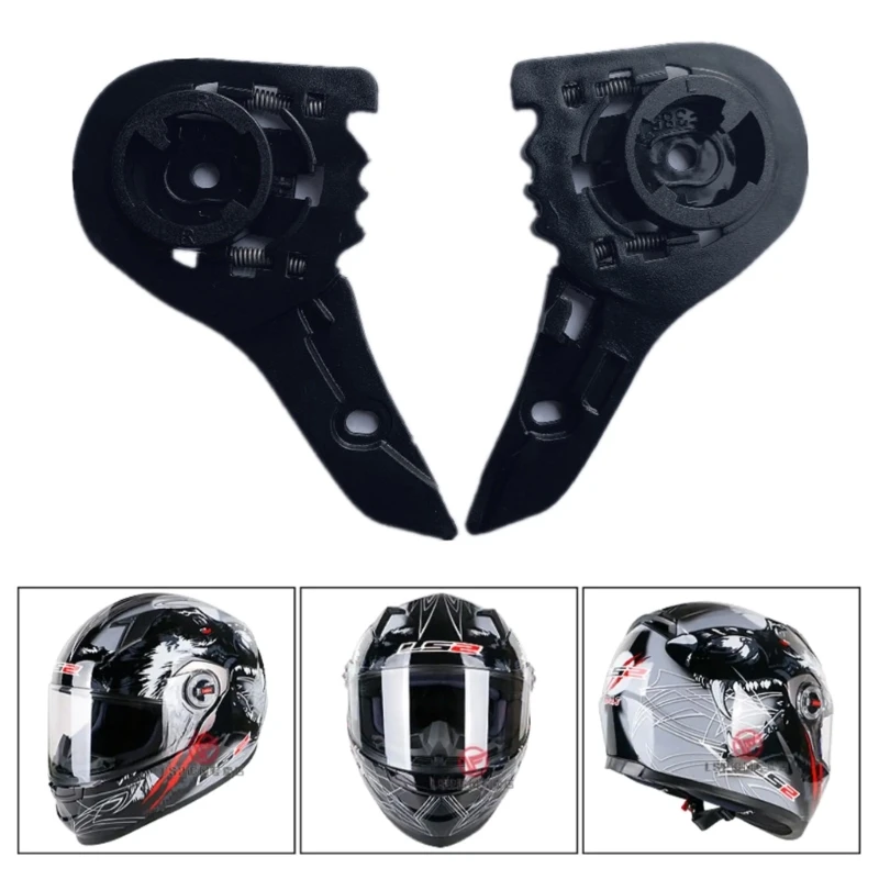 Helmet Shield Base Holder 1 pair Replacement Parts Windscreen Holder Base Visors Parts for LS2 FF358 396 385 H9EE