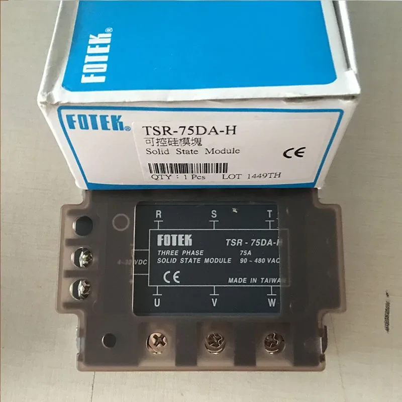 Taiwan Yangming FOTEK Original Genuine Fake One Penalty Ten Solid State Relay TSR-75DA-H