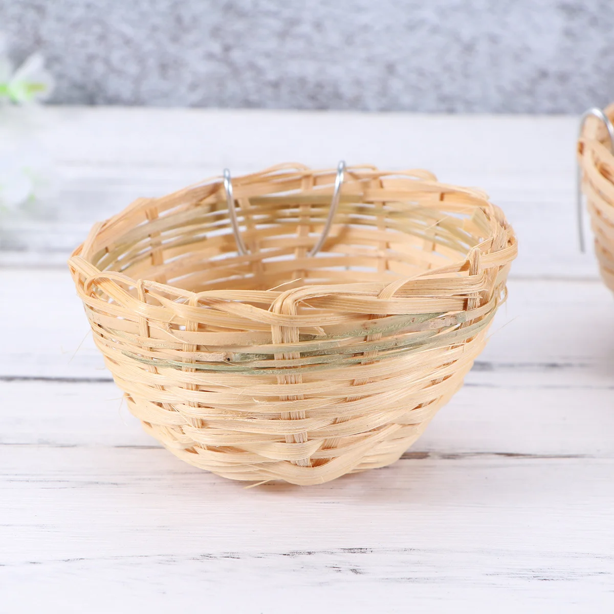 

3Pcs Bamboo Bird Nest Unique Design Cozy Shelter for Birds Parrots Home Garden Decor Bamboo Bird Nest Birds House