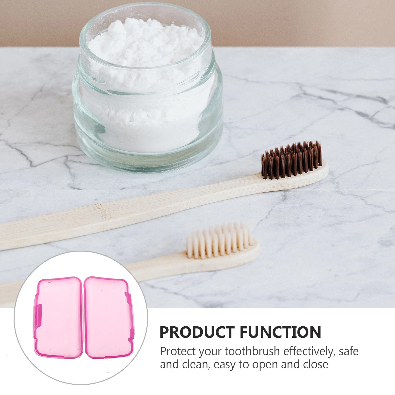 

12Pcs Toothbrush Protective Caps Compact Cover Holders for Outdoor Trip Luggage Purse Storage Kids Adult Brush Compatible
