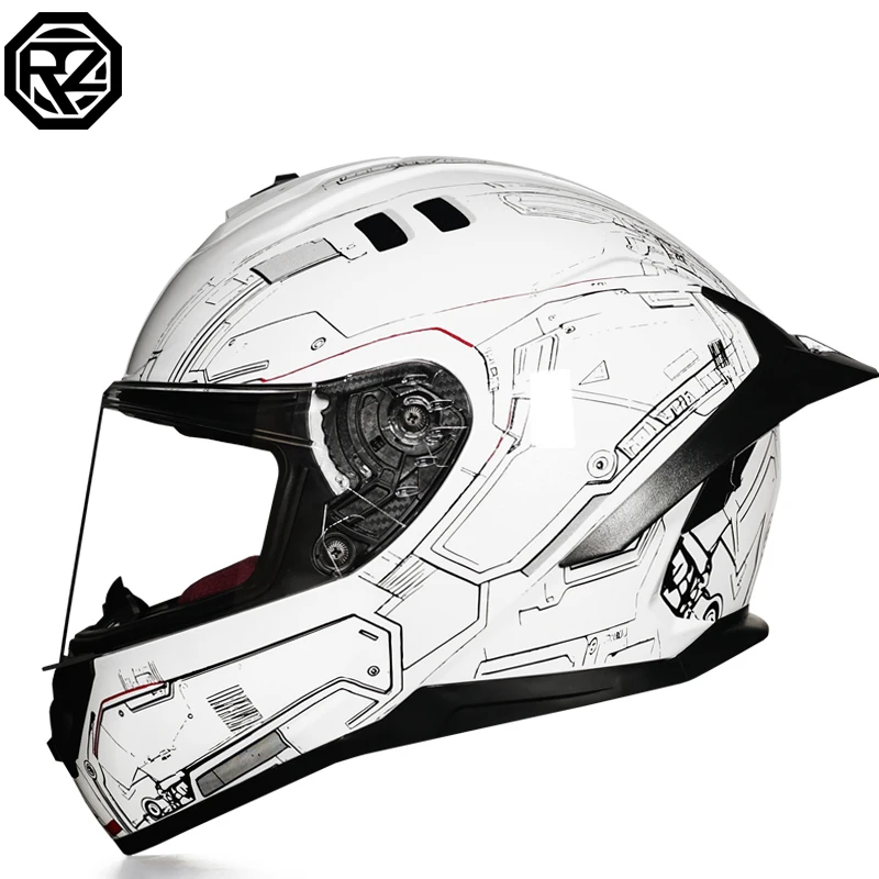 

ORZ-966-Full Coverage Motorbike Helmet Single Lens DOT Standard High Toughness Shell Daily Street Riding Protection Helmet