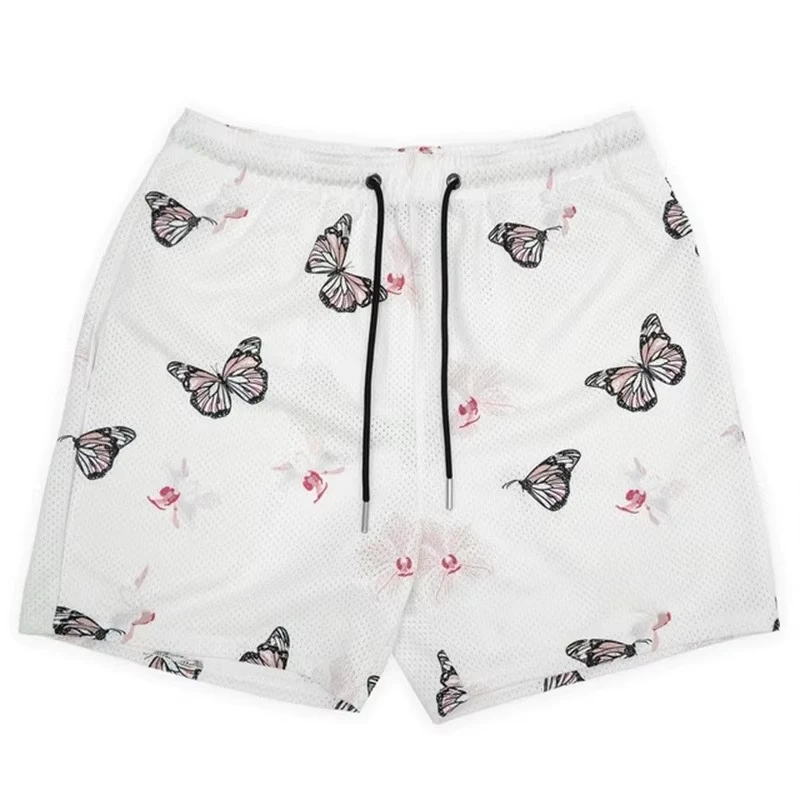 2026 Sommer Neue Schnelltrocknende Shorts mit Tierprint aus Polyesterfaser Gerades Bein Schnell Trocknend Fünf Zoll Länge Hip-Hop-Stil Kurze Hose – Detail 12