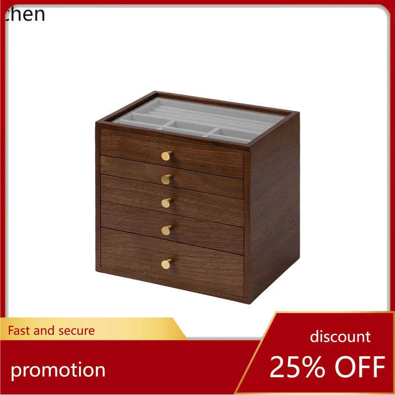 ZML jewelry storage box bedside table necklace ring earring bracelet storage drawer jewelry box
