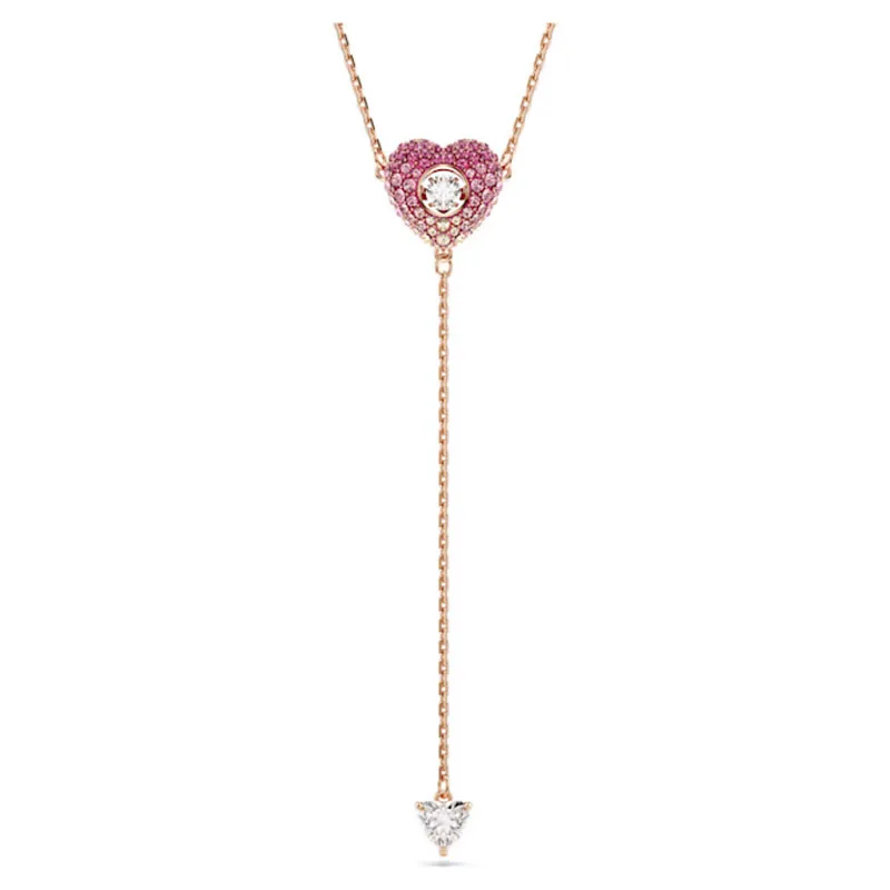 2026 Nieuwe Trend Luxe Kristal Sets Charm Roze Hart Groene Schelp Hanger Kristal Mode Dames Kettingen Armband Ring Oorbellen