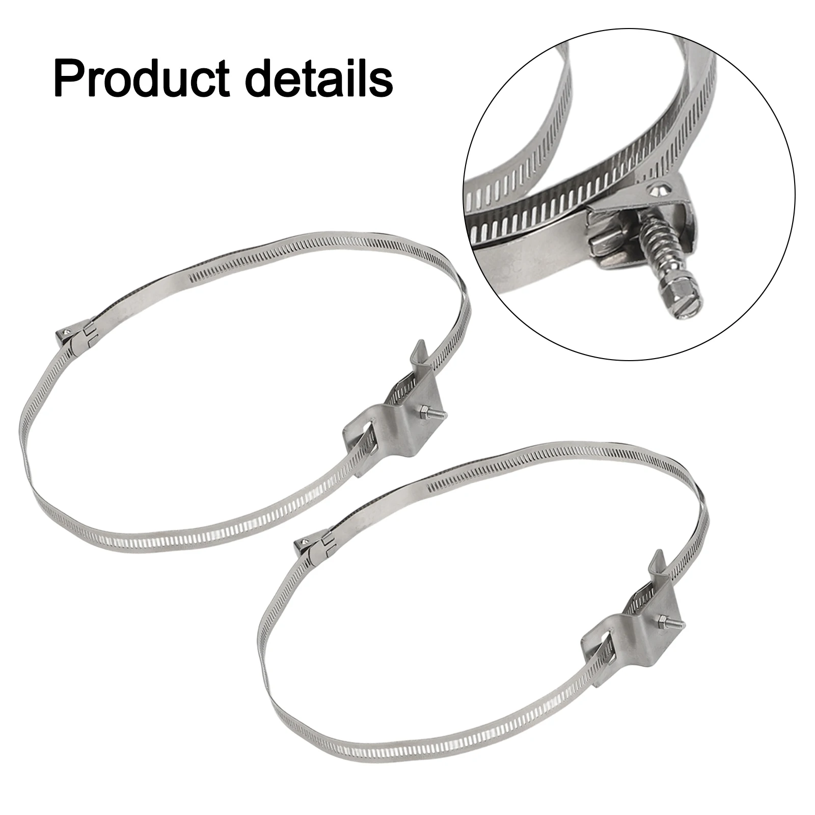 

Регулируемый комплект держателей для знаков на столбы большого диаметра с металлическими кронштейнами для дорожных знаков и крепления цилиндрических объектов