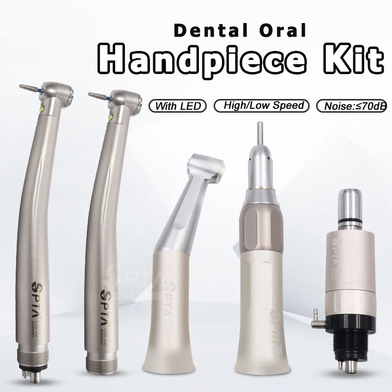 

Air Turbine Dentistry Tool Bright Light Dental High and Low Set For Dentist Clinical Handpiece Kit