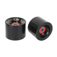 PUENTE 4Pcs/Set Cruiser Skateboard Wheels PU Wheels Long Board Cruiser Wheels with ABEC-9 Bearings 4