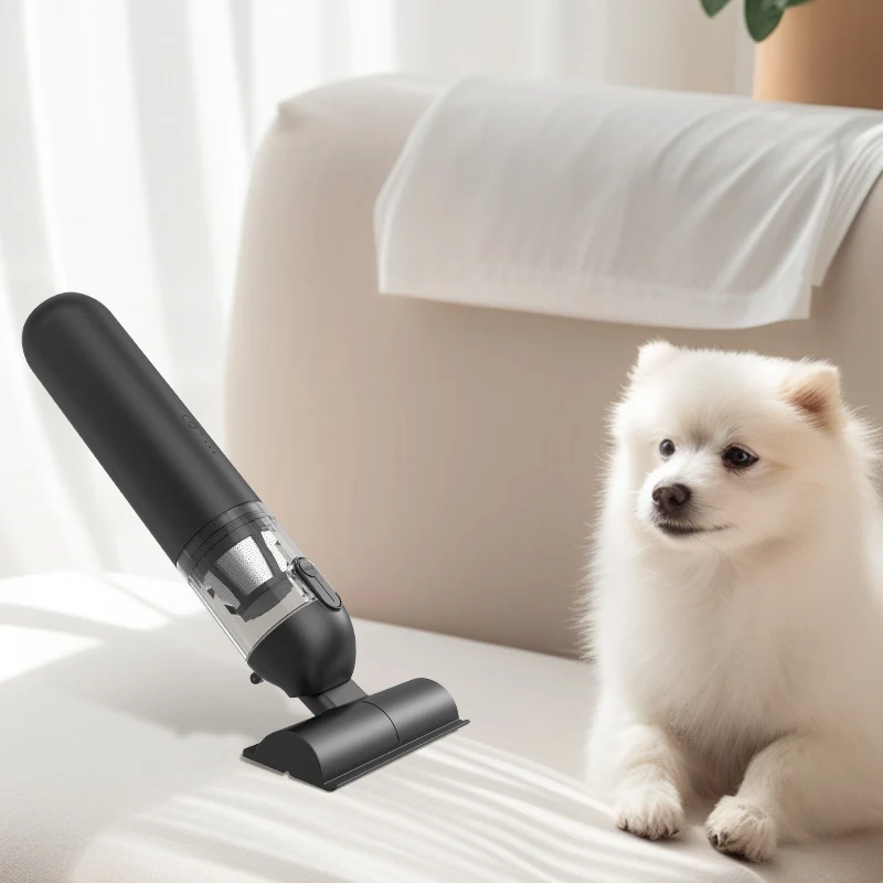 New Cordless Handheld Mini Vacuum & Blower, Powerful Wholesale Portable Rechargeable Pet & Car Cleaner with Charging Base