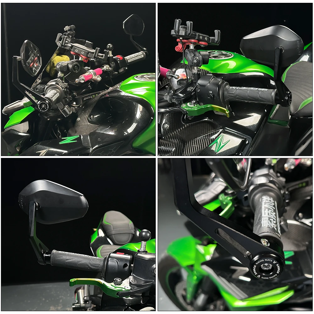 Motorcycle Bar End Mirror For KAWASAKI Z900 Z900SE Z800 Z 800 900
