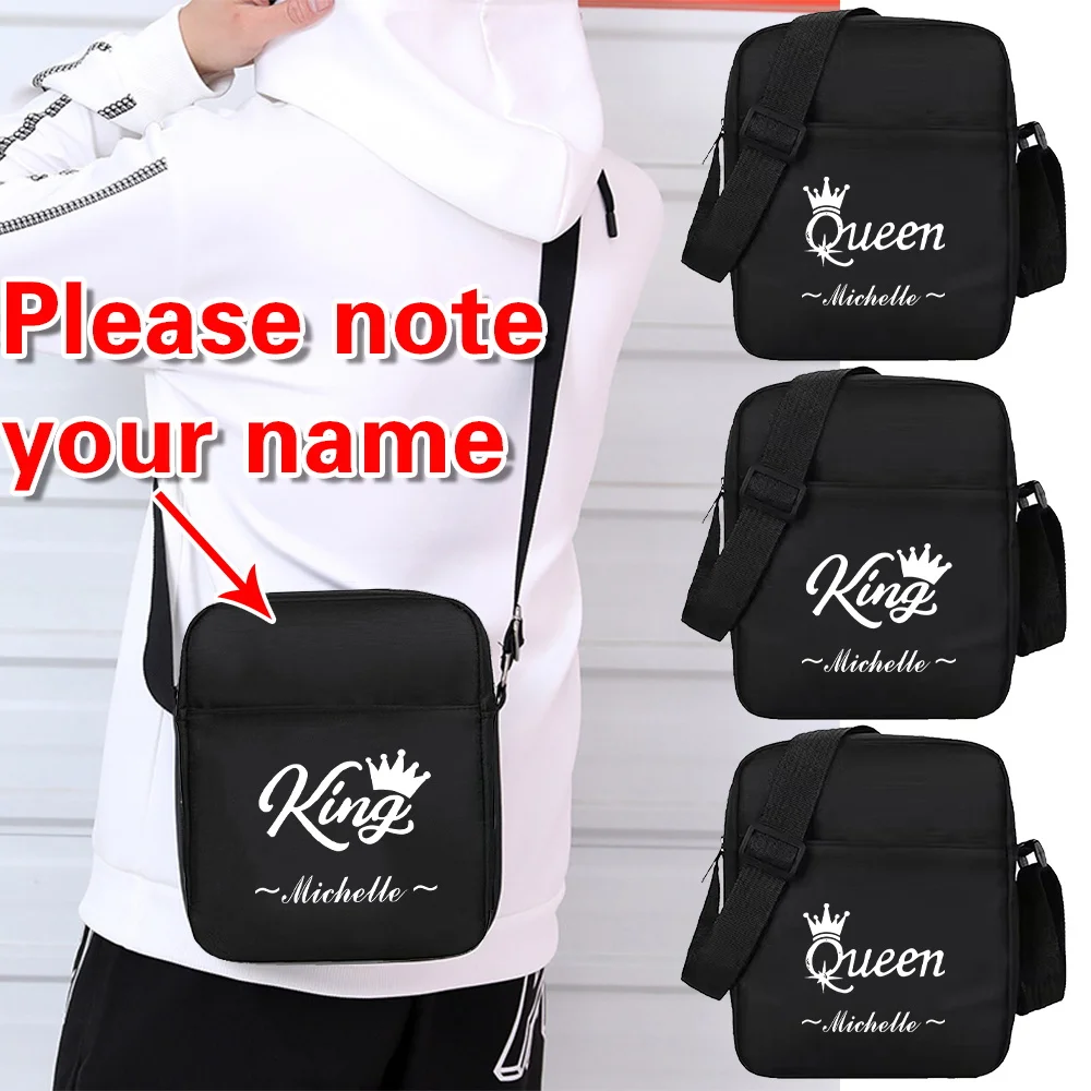 

Сумка через плечо с индивидуальным именем, дорожный пакет для хранения на открытом воздухе, сумки через плечо для работы и поездок на работу, прочный пакет для хранения