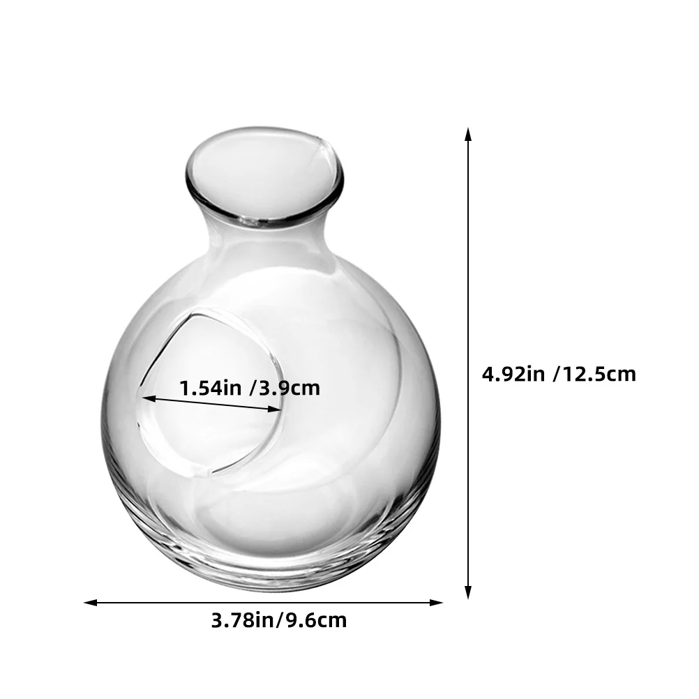 

Stable Standing Heat Cooling Glass Nest Stylish Pet House White Transparent Hamster Nest Dual Use Flower Raising