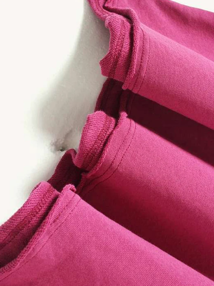 EAM Purple Big Pockets Casual Sweatshirt New Round Neck Long Sleeve Women Big Size Fashion Tide Autumn 2026 30A2867