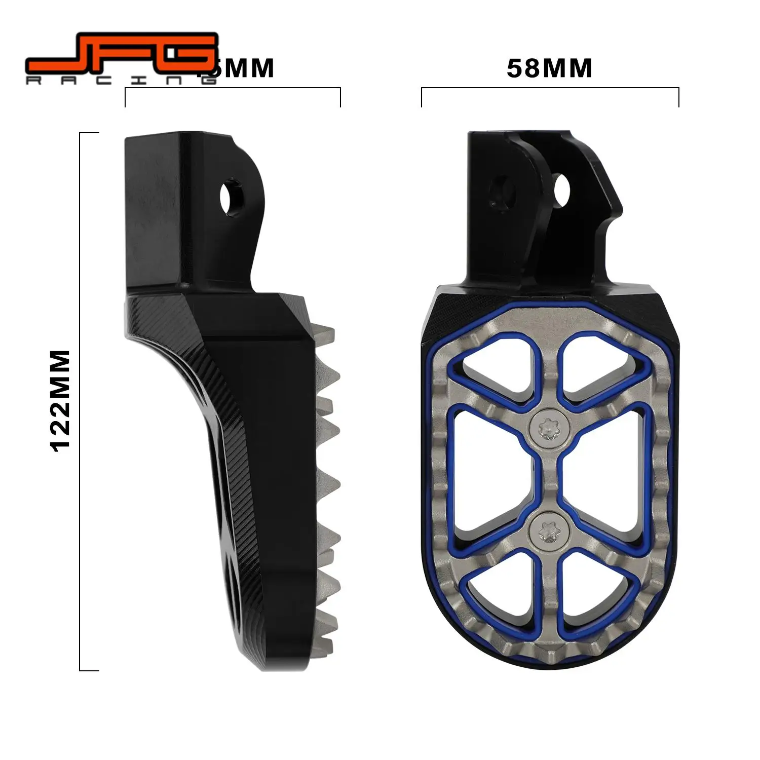 Motorcycles CNC Foot Pegs Footpegs Footrests Double Layered Pedals For CRF150F 230F 250F Sur RON Light Bee S/X TALARIA MX3/4/5