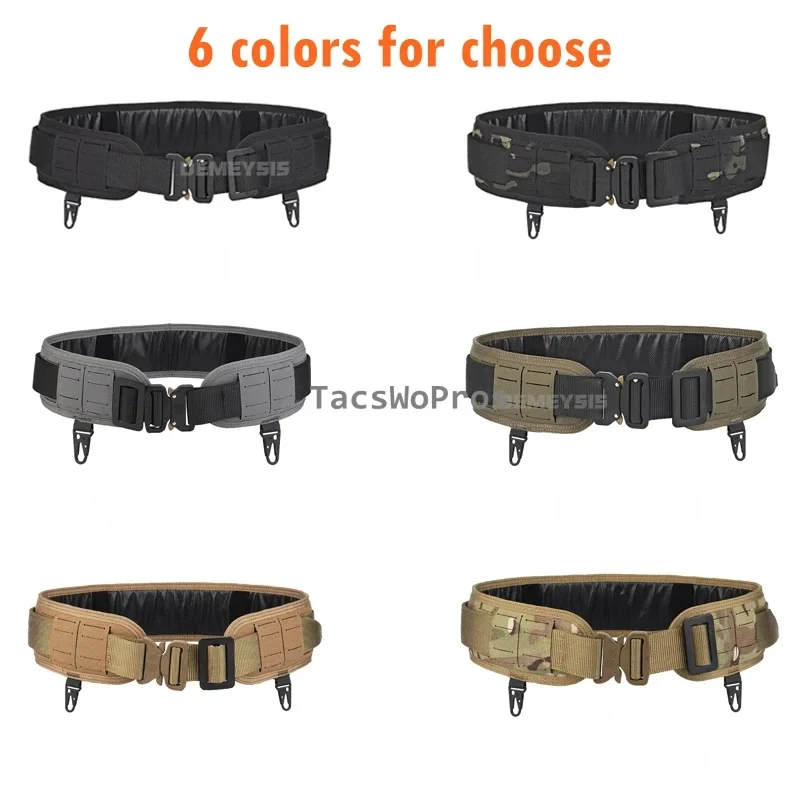 Tactical Battle Belt Hunting Shooting Adjustable Molle Combat Girdle Outdoor Piantball Hiking Sports Heavy Duty Waistband