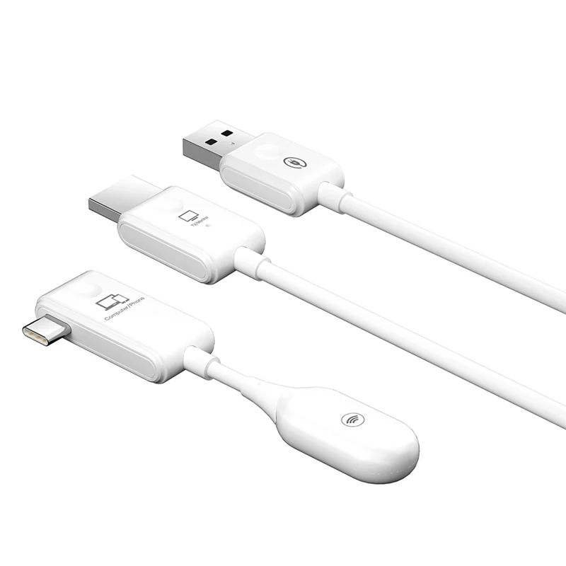 Приемник видеопередатчика CS7 FULL-1Set — совместимый проекционный кабель USB-адаптера