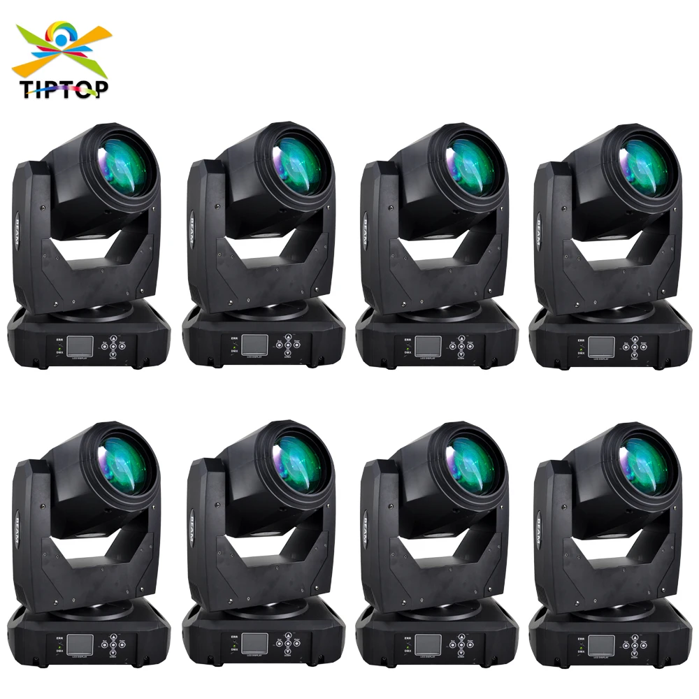 Discount Price 8 Pack 180W 2R Sharpy Beam Spot Moving Head Light DMX512 for Stage Lighting DJ Disco Club Party Dance Wedding Bar