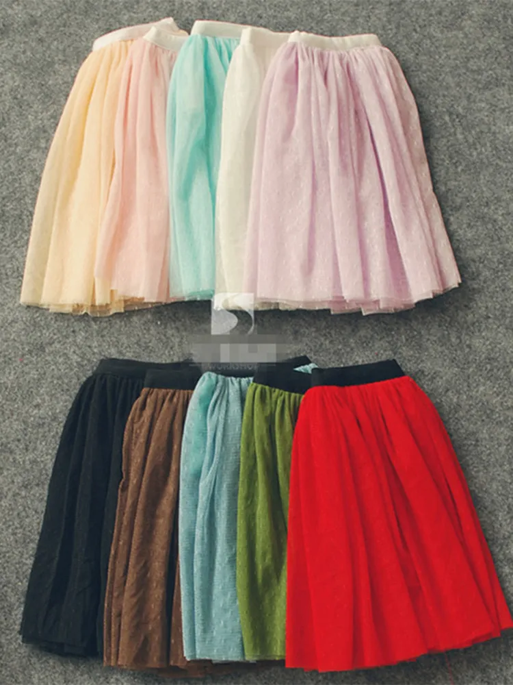 Lace Long Skirt Multicolors for BJD Girl 1/6 YOSD 1/4 MSD,1/3 SD16 Doll Clothes CWB78