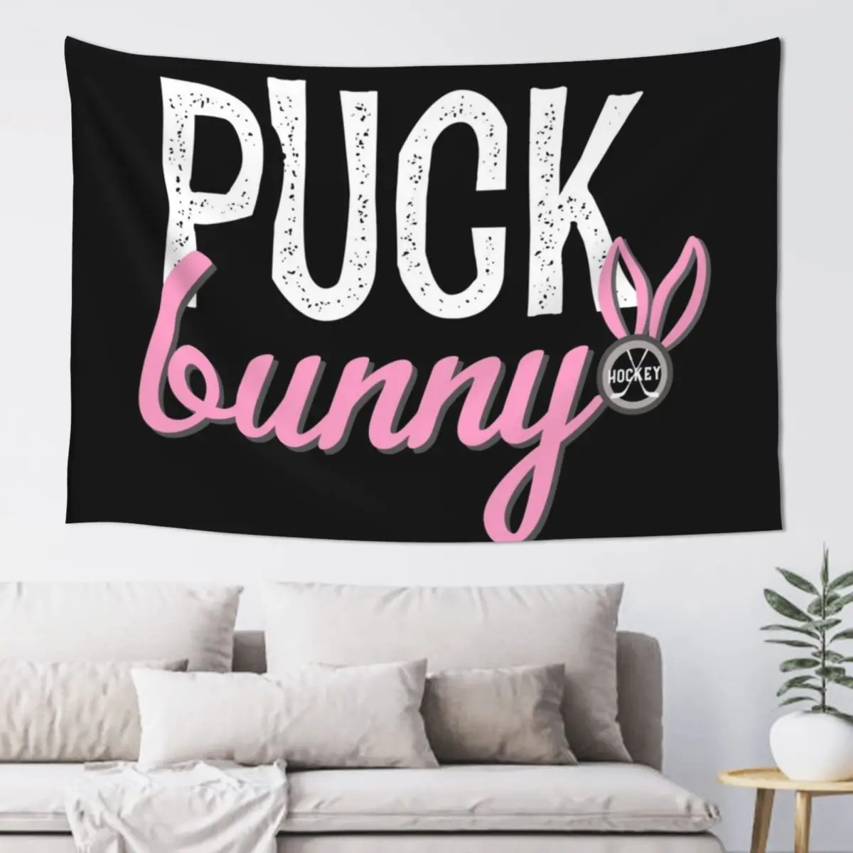 

Hockey Puck Bunny Letterkenny Tapestry Living Room Decoration Outdoor Decor Tapestry