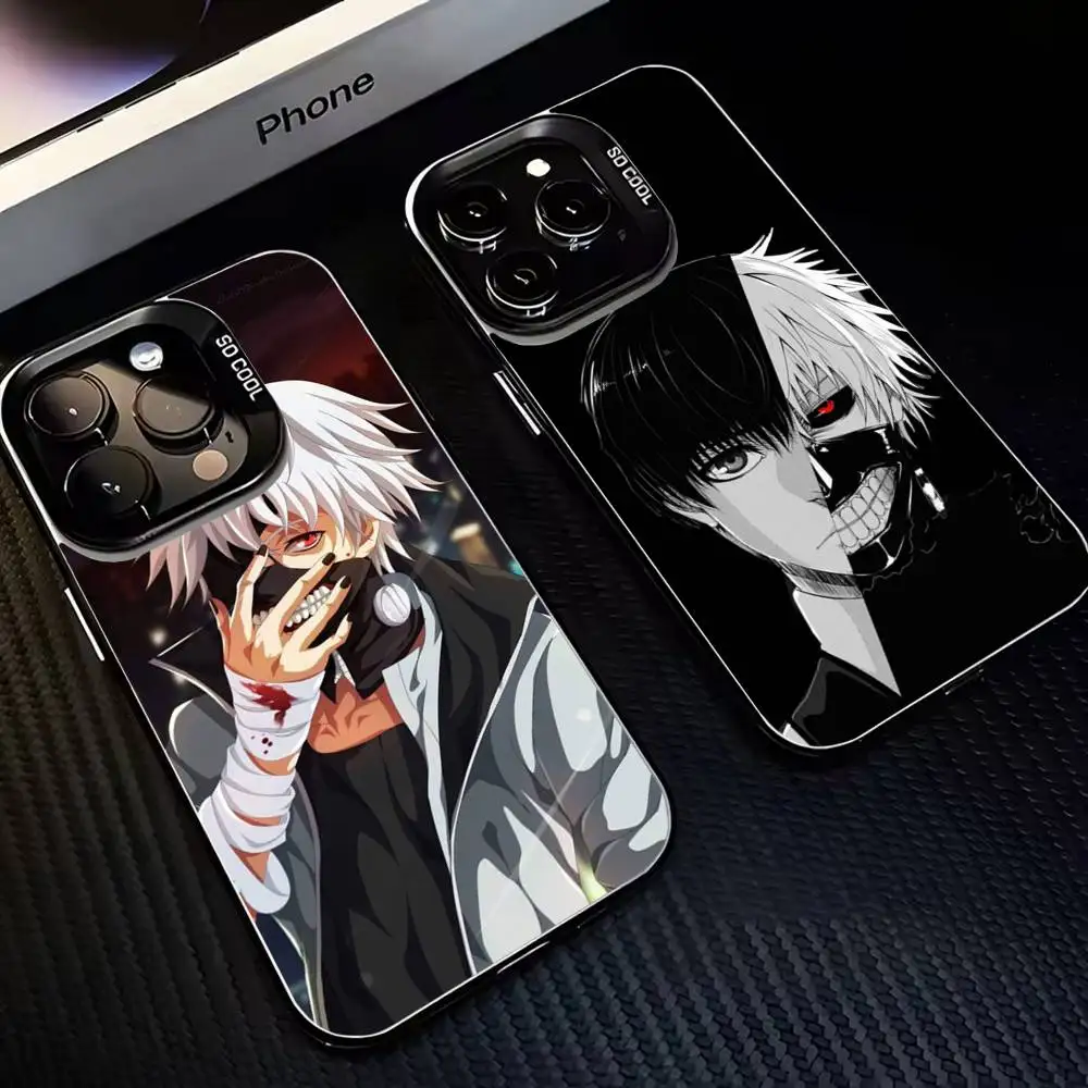 

Anime K-Kaneki-K-Ken Phone Case For iPhone17,16,15,14,13,12,11 Plus,Pro Max Black Matte Shockproof Cover