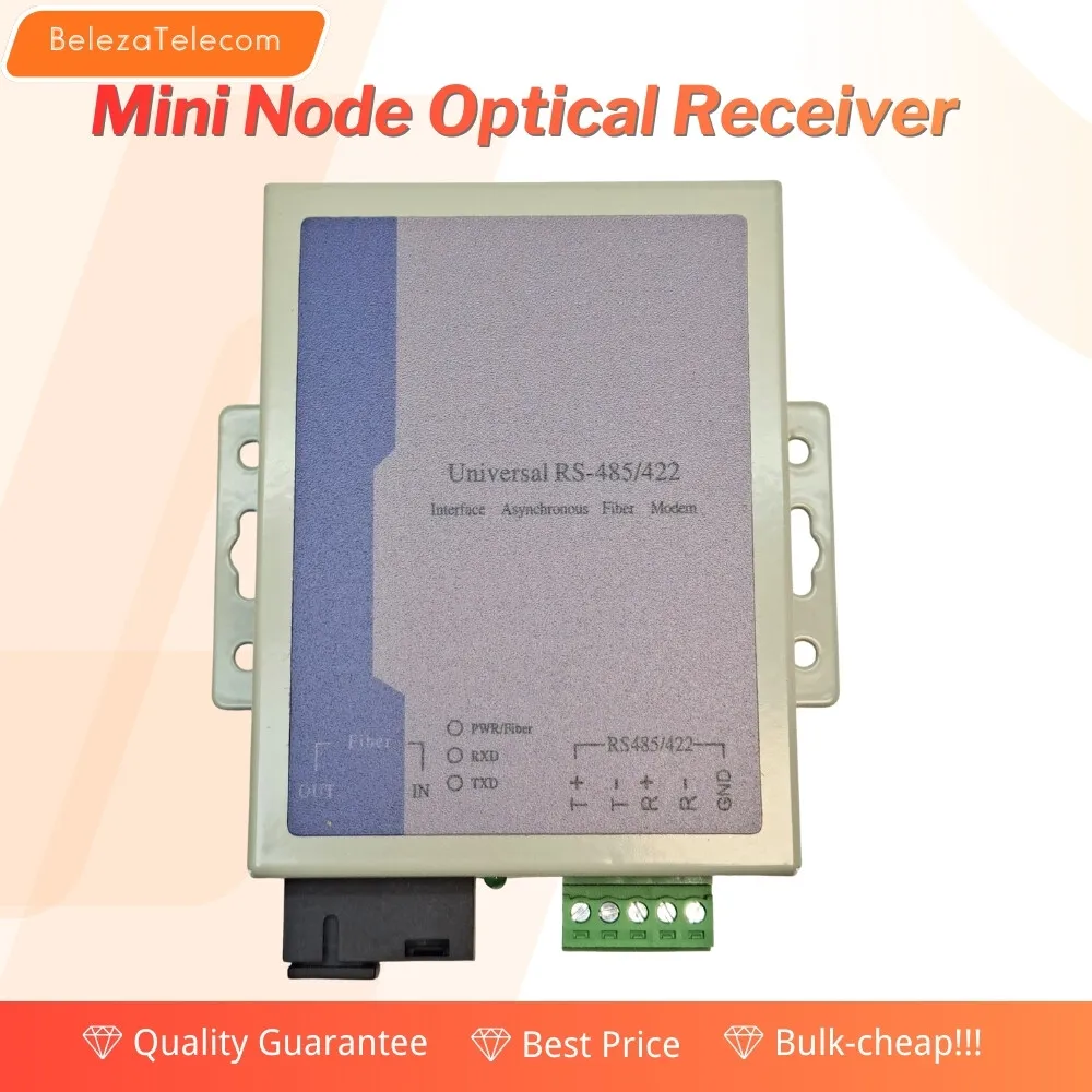 1 Pair SC 485 Bidirectional Data Optical Media Converter Fiber X1 Route RS485 Optic Transceiver