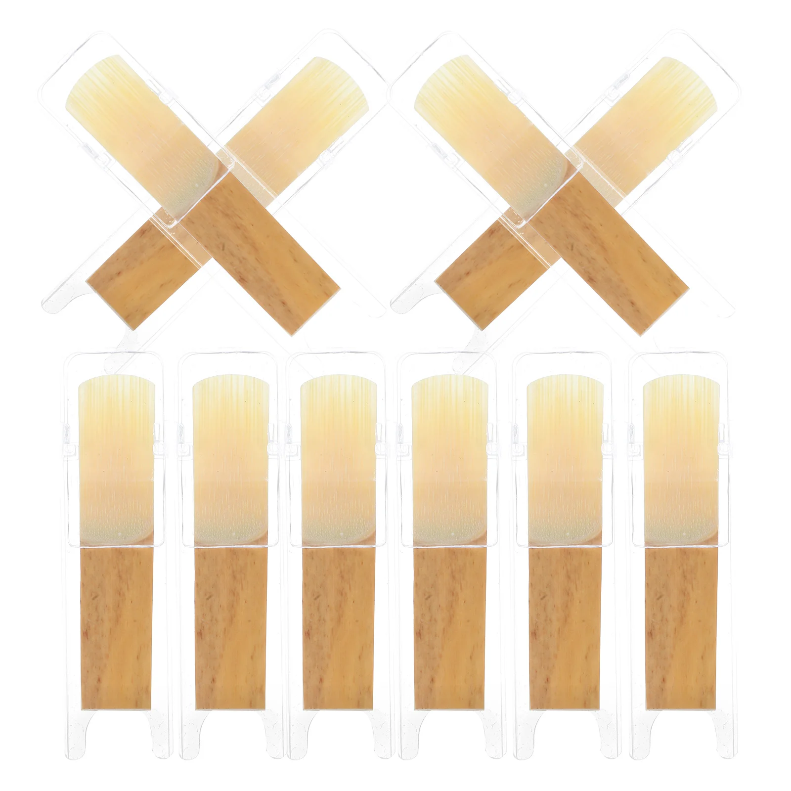 

10 Pcs Saxophone Reeds Soprano Accessories Althorn Mouthpiece Repair Tool Moderate Hardness Precision Crafted Long Lasting