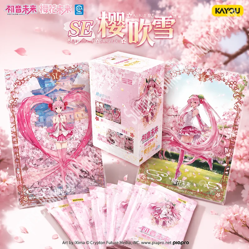 hot-kayou-official-genuine-hatsune-miku-first-sight-pack-5th-edition-se-rare-vocaloid-anime-collectible-trading-hobby-cards