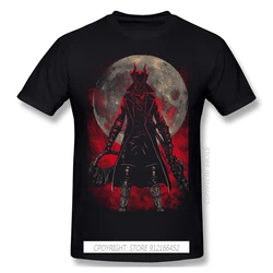 をハンタークラシックtシャツの男性の服ホット販売bloodborne arpgゲーム綿100% クルーネックカジュアルtシャツ