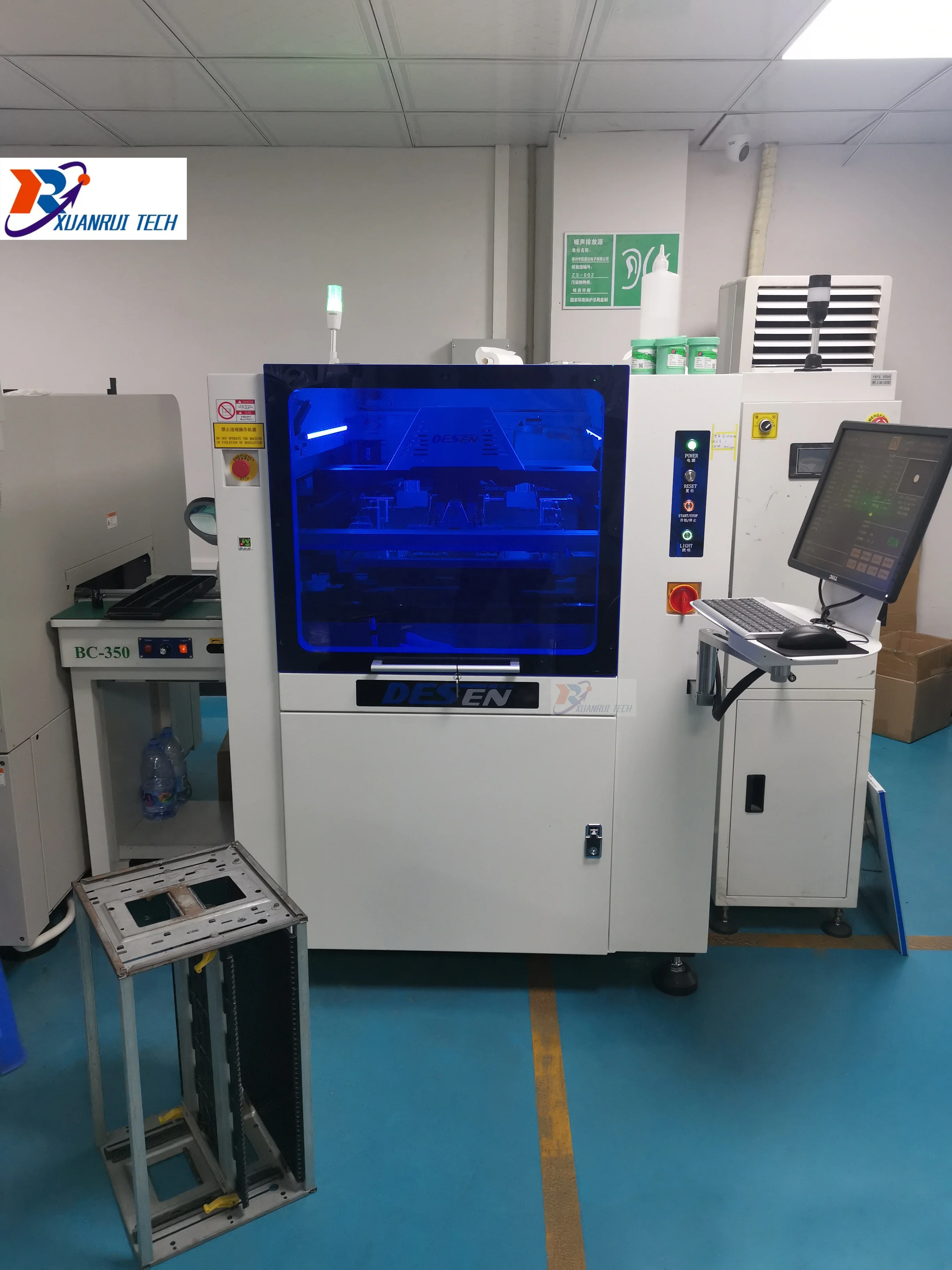 Macchina da stampa per schermo PCB completamente automatica ad alta precisione utilizzata e nuova Stampante per stencil Smt Stampante per pasta saldante