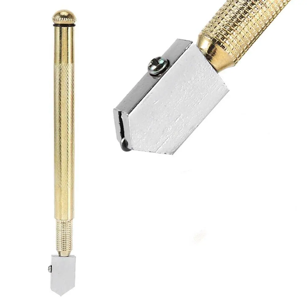 Professioneller Hochleistungs-Ölzugschneider mit Diamantspitze, Metallgriff, Mehrzweck für Fliesen & Dickglas