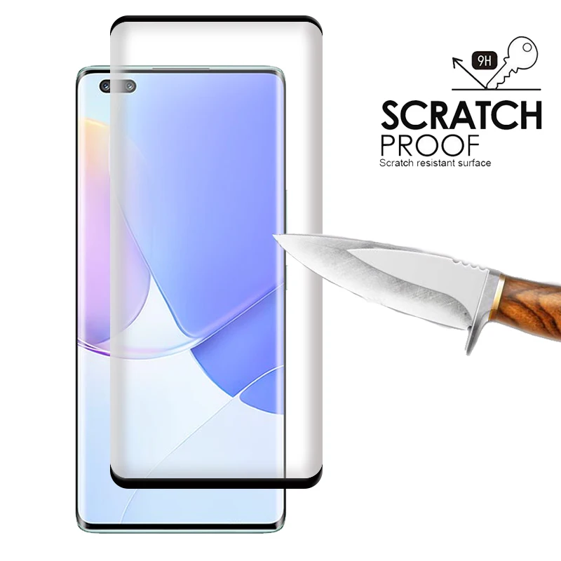 4-in-1 For Huawei Nova 9 Glass For Huawei Nova 9 Tempered Glass Protective HD Full Film Screen Protector For Nova 9 Lens Glass