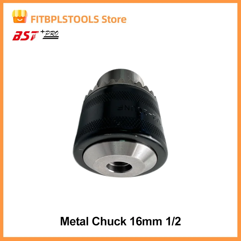 16mm Drill Chuck & Drill Chuck Adapter Convert Impact Wrench Into Electric Drill - 1/2\