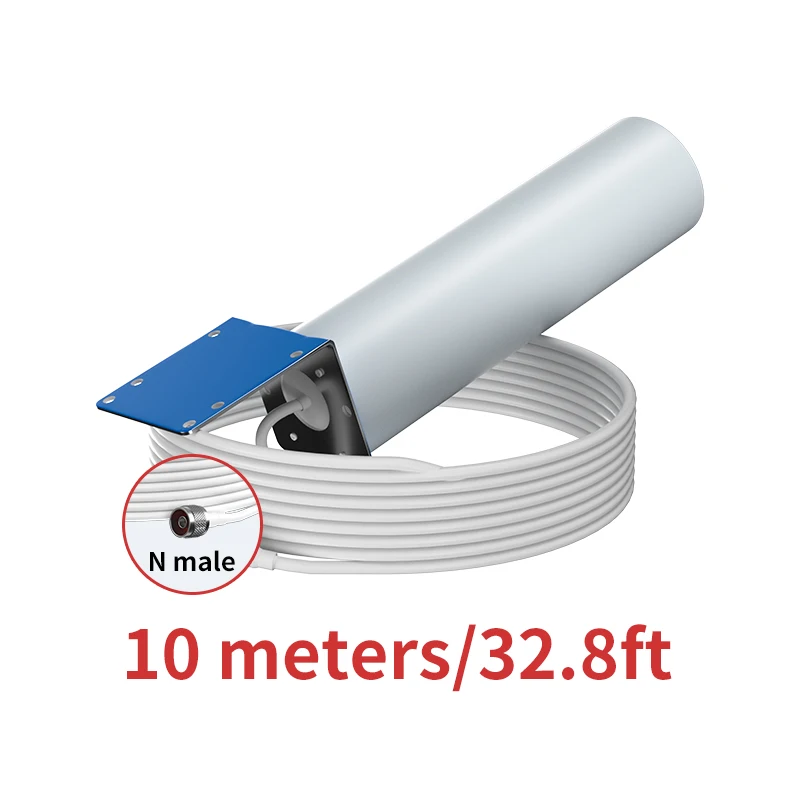 Lintratek Omnidirectional External Antenna for 2g 3g 4g Mobile Phone Signal Booster Cellular Amplifier 360° Antenna 690-2700MHz