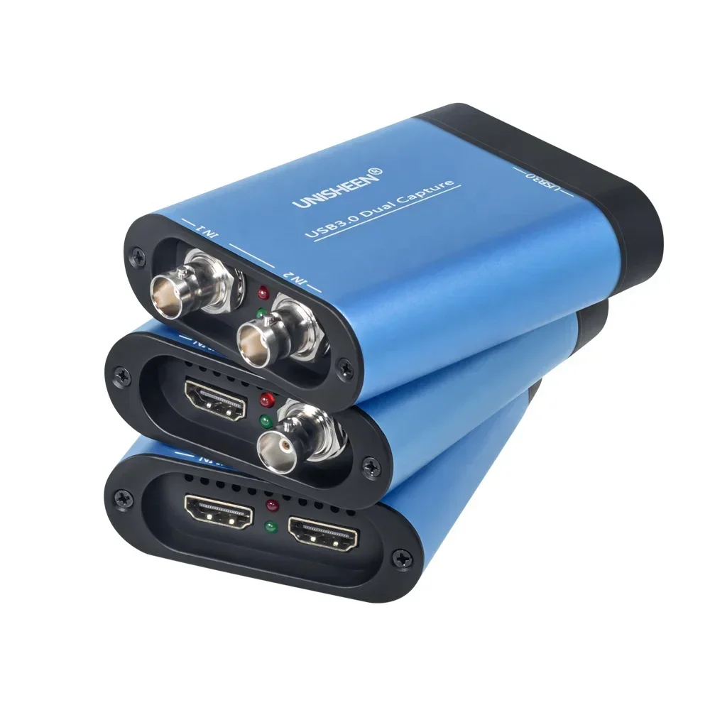 Unisheen لعبة البث المباشر 1080P OBS vMix Wirecast Xsplit USB3.0 60FPS المزدوج SDI HDMI صندوق التقاط الفيديو بطاقة المنتزع #2