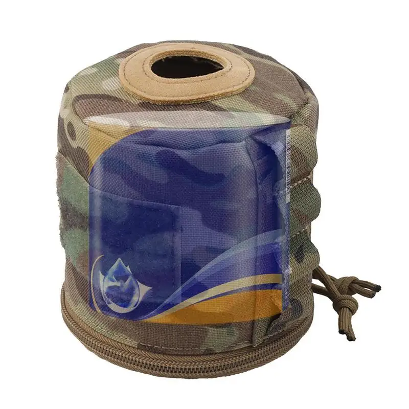 Tissue Box Cover Roll Tissue Holder Box Camouflage Dispenser For Bathroom Kitchen Bedroom Offices Gift For Her Decorative Napkin