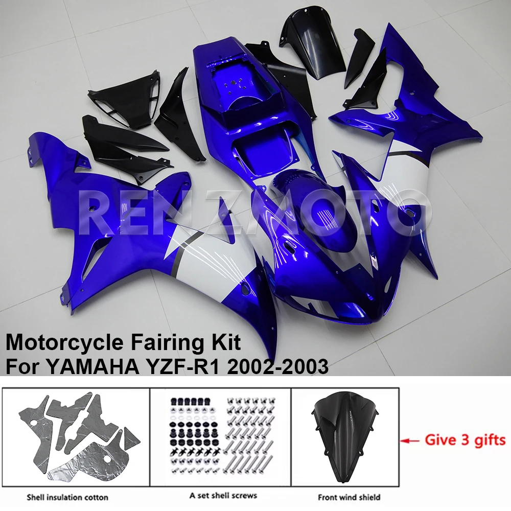 

Y1003-121a Motorcycle Fairing Set Body Kit Plastic For YAMAHA YZF-R1 2002-2003 Accessories ABS Injection Bodywork