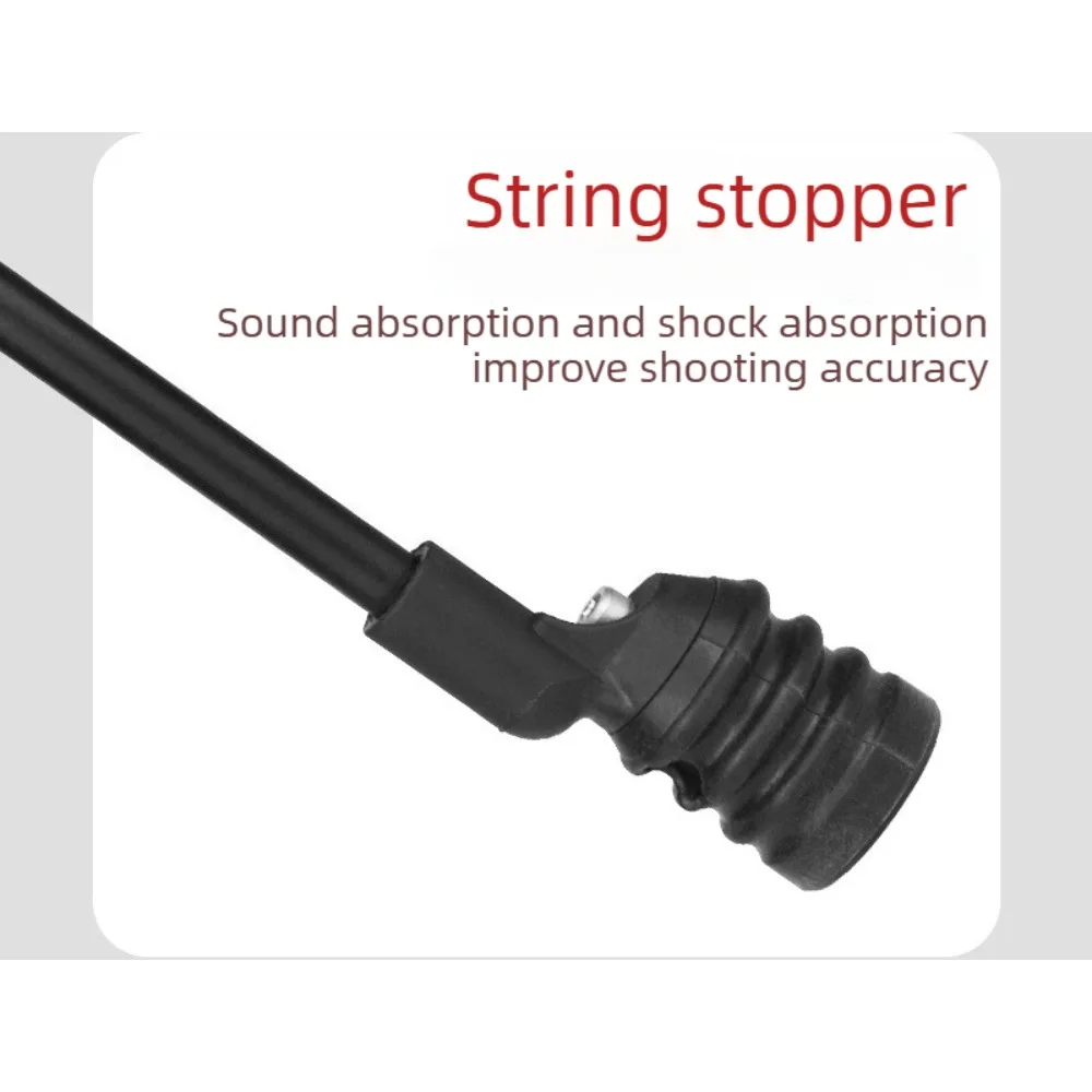 Archery Bow String Stop Straight Style String Suppressor Rod Damper Vibration Dampener for Compound Bow Shooting Accessories