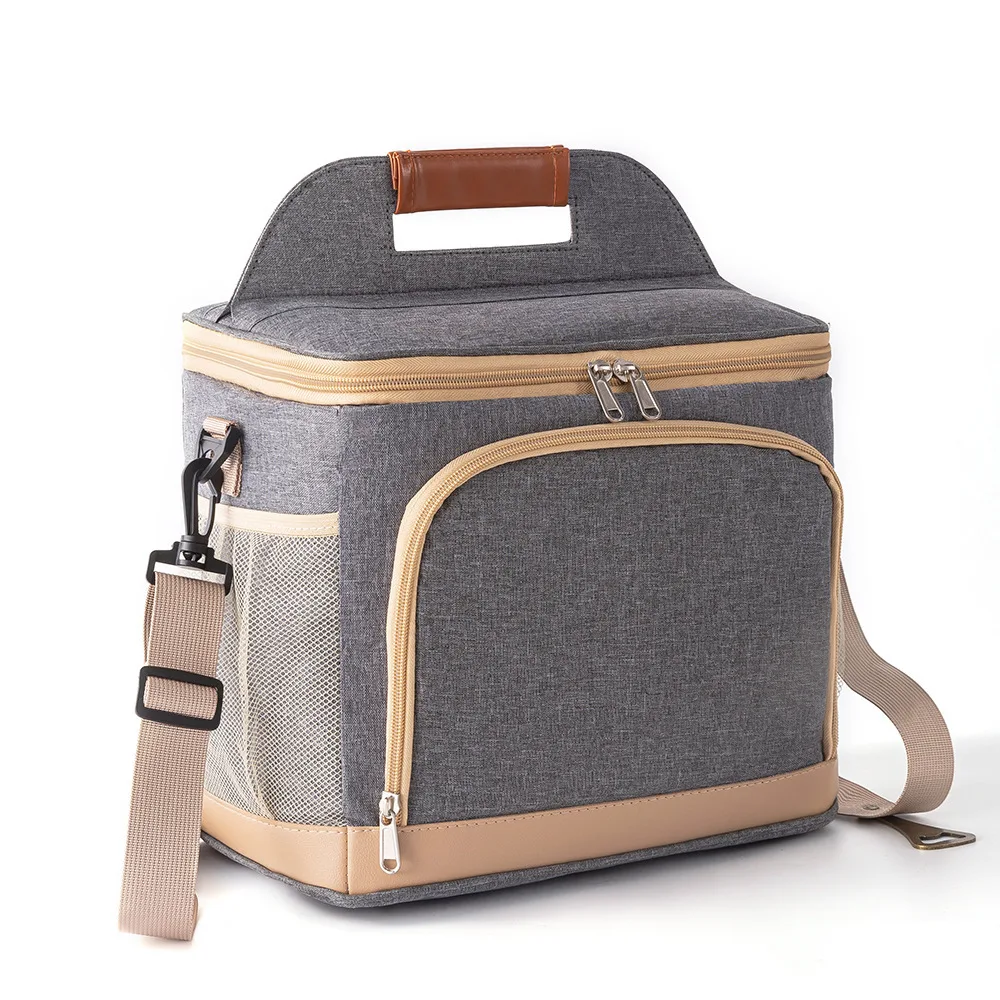 New Insulated Bag Large Capacity Oxford Cloth Thickened Waterproof Cooler Bag Picnic Bag Large Lunch