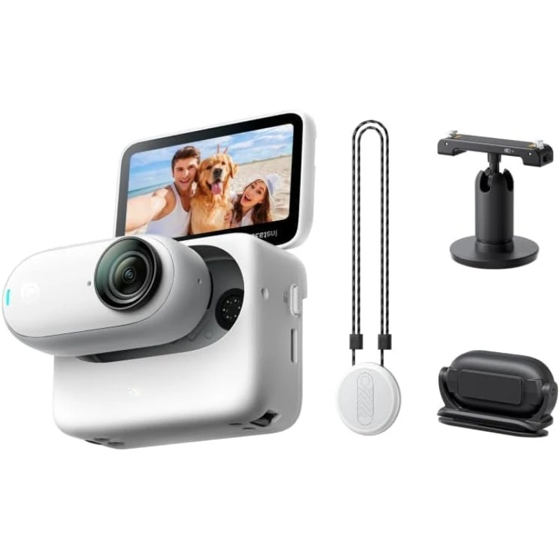 GO 3 (128GB) – Small & Lightweight Action  , Stabilization, Multifunctional Action Pod, Waterproof, for Travel, Sports, Vlog