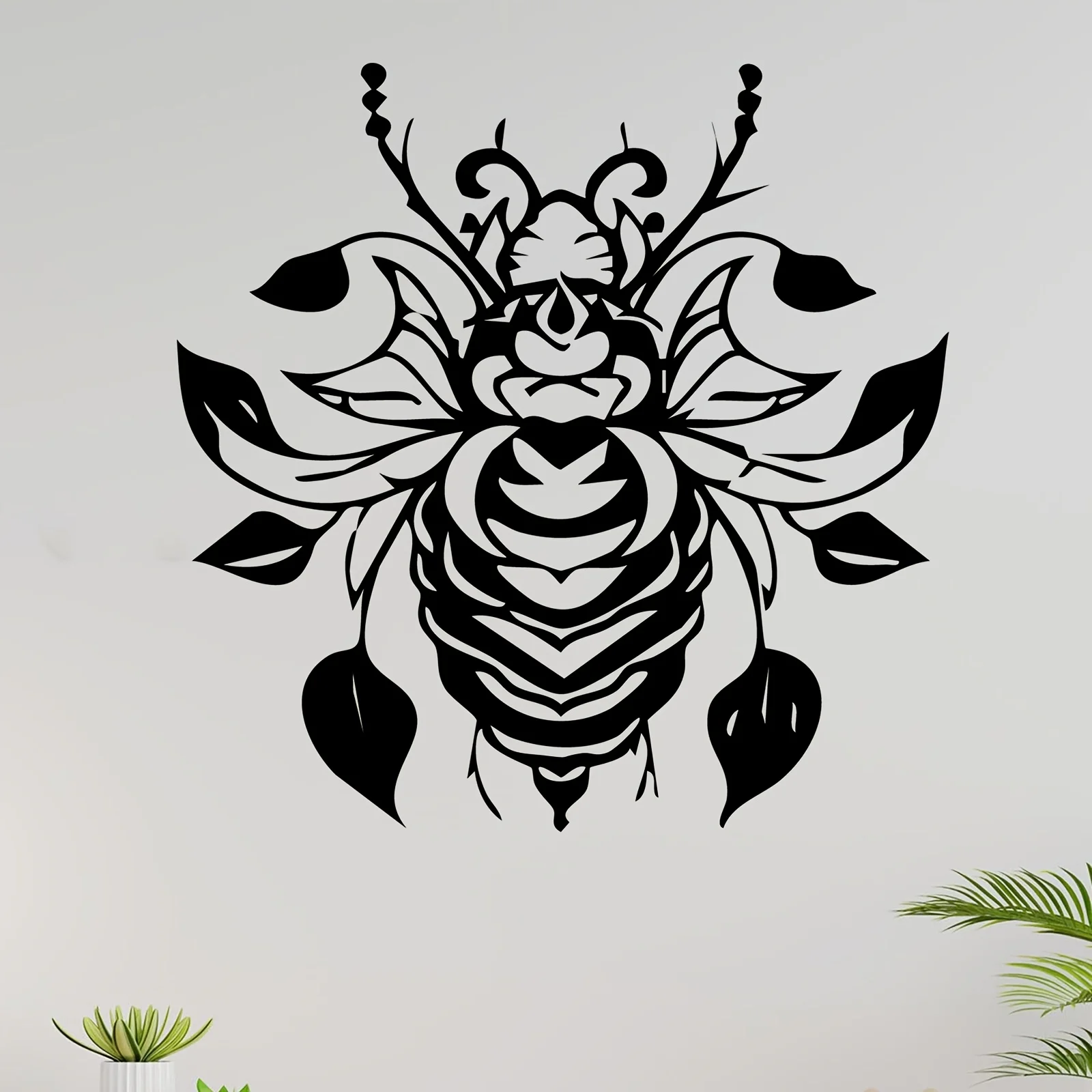 Bee Iron Wall Art Rustproof Beehive Sculpture Realistic Honeycomb Decor Indoor Outdoor Garden Fence Hanging Ornament