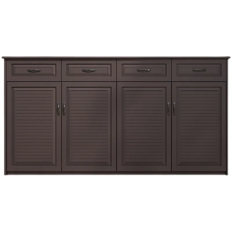 

Влагостойкий и солнцезащитный шкаф для хранения на балконе из цельного алюминиевого сплава большой вместимости, высококачественный уличный бытовой шкаф для столовой зоны.