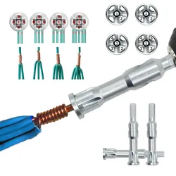 Automatic Wire Stripper Twisted Wire Tool Line Cable Peeling Connector Drill Bit Universal Electrician Stripping Hand Tools