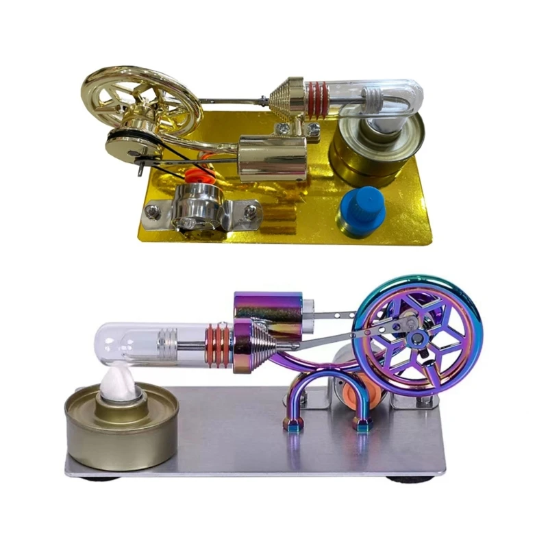 Stirling Engine Steam Heat Educational Model Education Toy Low Temperature Stirling Engine Model Generator Desk Model