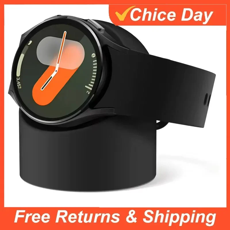 Suporte de Carregamento de Silicone para Samsung Galaxy Watch 8/7/6/5/4 40mm 44mm, 3 Compartimentos para Watch 8 Ultra 47mm 6/4 Classic Amagi